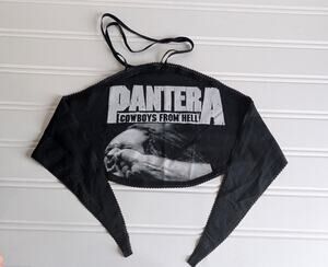 Upcycled Pantera Halter Top